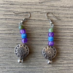 Dangle Beaded Earrings